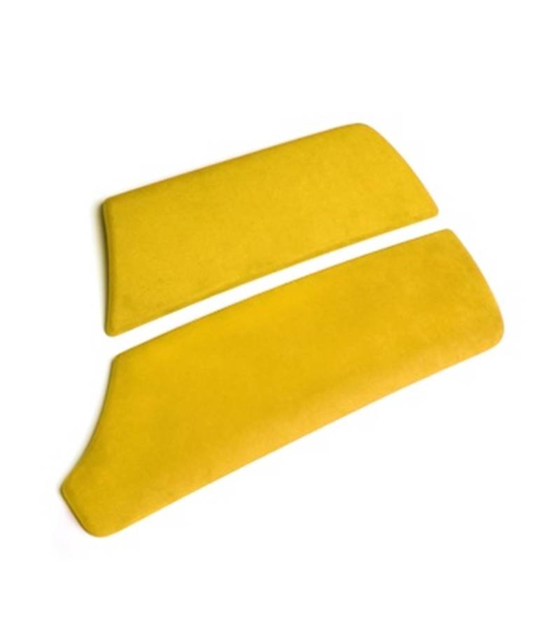 Panel-Aufkleber Autozubehör Armlehnenbox Schützen Dekorationspanel Aufkleber Innenstreifen Für BMW F10 F18 5er 2011-2017(Yellow) von BANBE