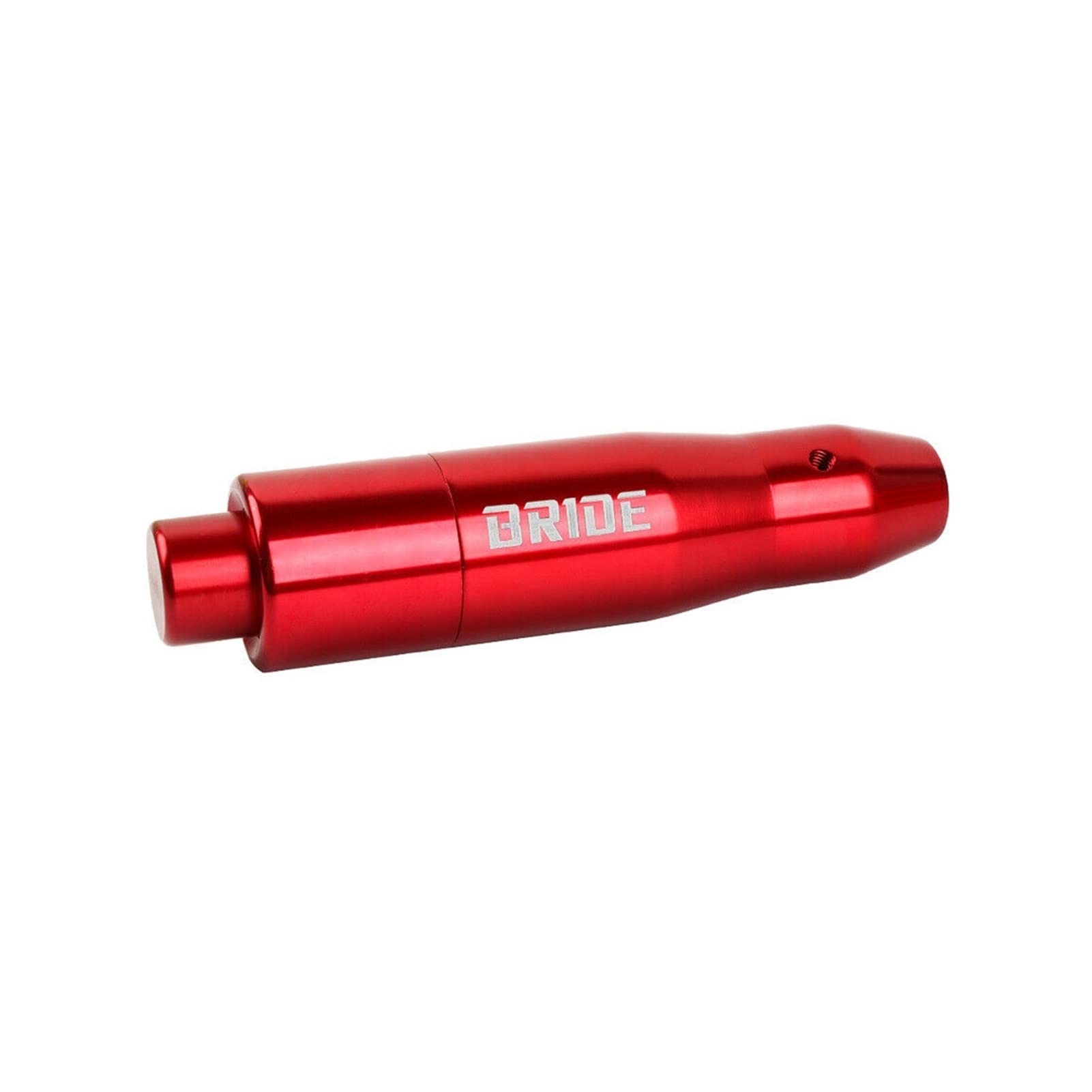 Universal Schalthebel Aluminium Automatik Stick Push Down Button Shifter 15cm Schaltknauf Zubehör Schalthebel(Rood) von BANBE