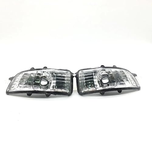 BANGHA Spiegelblinker Dynamische,Dynamische Blinker Passend for Volvo S40 S60 S80 C30 C70 V50 V70 2007 2008 2009–2012 Seitenspiegelanzeige Blinkerleuchte 31111090 31111102a(Left and Right) von BANGHA