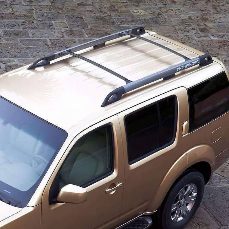 DachträGer Dachgestell für 2005 2006 2007 2007 2009 2009 2010 2011 Nissan Pathfinder Aluminium Auto Top Cross Bars Dachgepäck Gepäckträger Cargo Rack DachgepäCkträGer von BANGHA