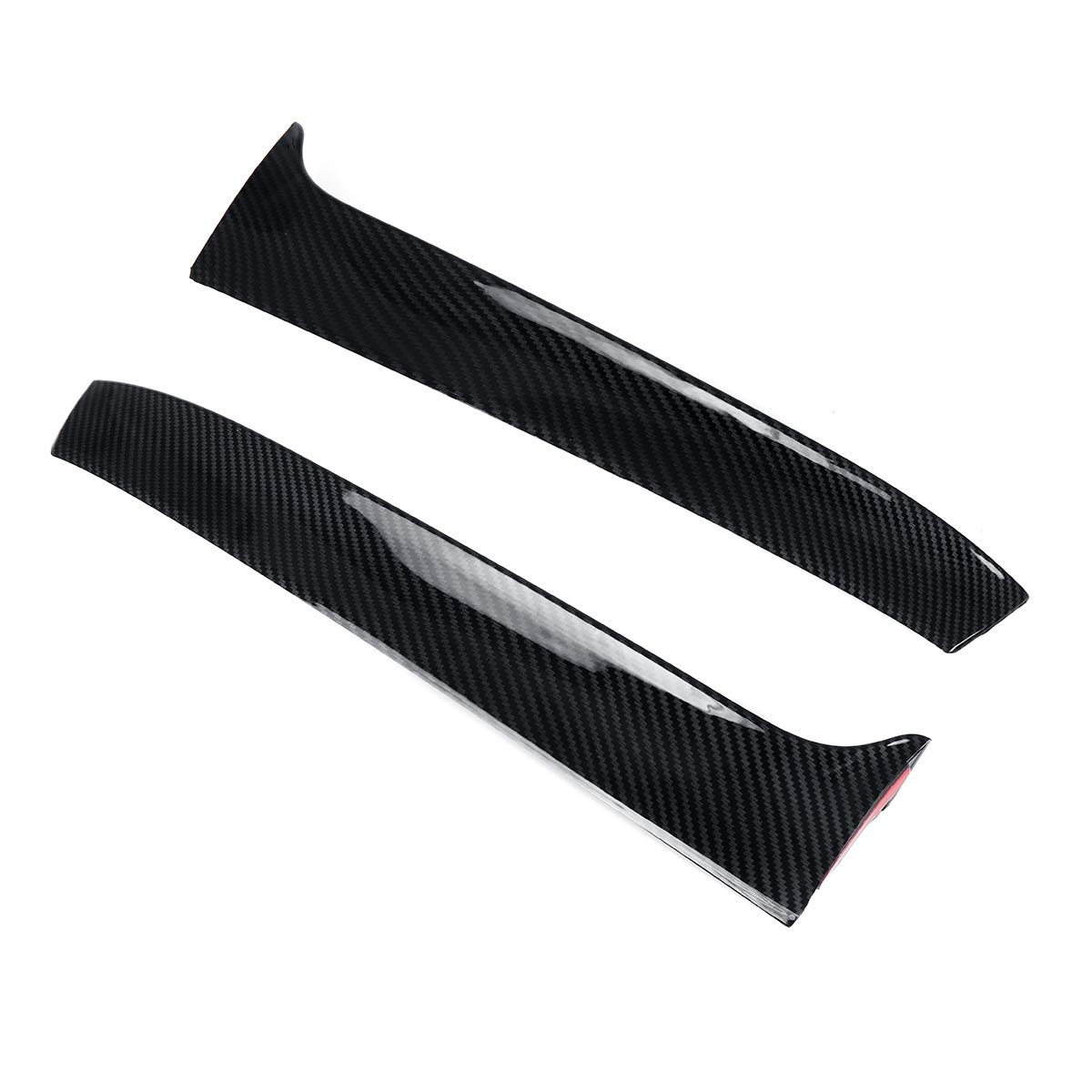 Heckspoiler Spoiler Gloss Black/Carbon Look Heckscheibe Seiten Spoiler Canard Canards Splitter Glossy for VW Golf 7 R Variant Wagen 2014 2015 16-2017 Heckspoilerlippe (Color : Carbon Look) von BANGHA