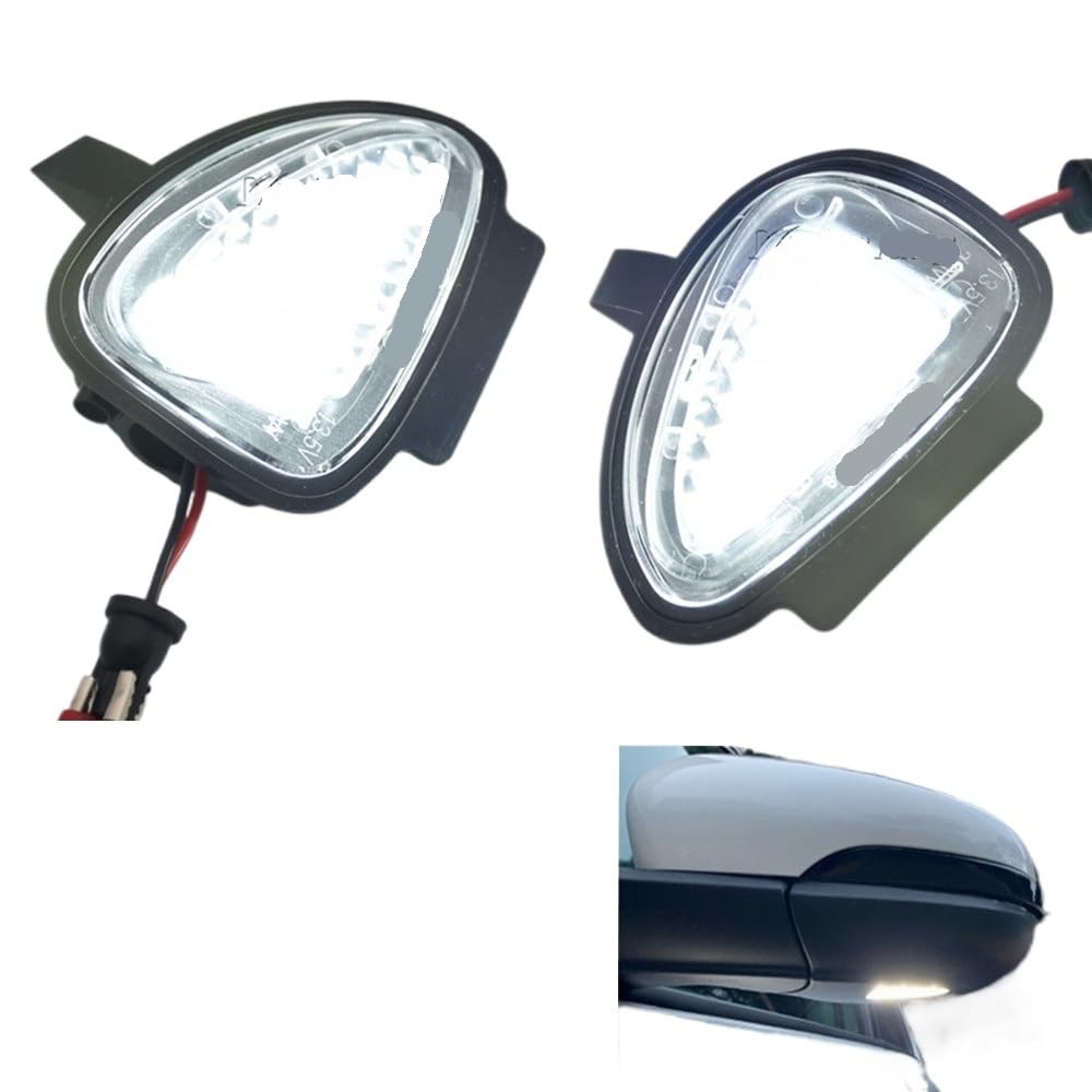 Spiegelblinker Dynamische,Dynamische Blinker 2 stück Auto Fehler Kostenlose LED Seite Spiegel Pfütze Signal Licht Fit Verwenden for VW Passat B7 von BANGHA