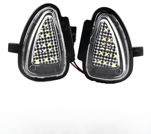 Spiegelblinker Dynamische,Dynamische Blinker 2 stücke Weiß LED Unter Spiegel Pfütze Glühbirnen Fit Verwenden for VW Golf GTI MK6 6 MKVI 2010-2014 von BANGHA