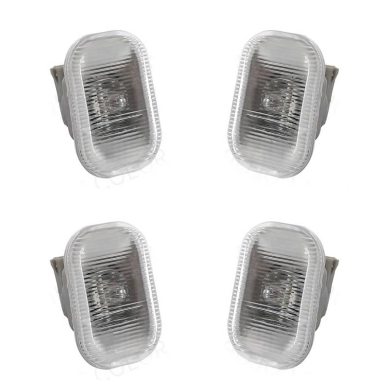 Spiegelblinker Dynamische,Dynamische Blinker Auto Vorderen Stoßfänger Seite Marker Blinker Lampe Fit Verwenden for Toyota Corolla 2004 2005 2006(Halogen Light) von BANGHA