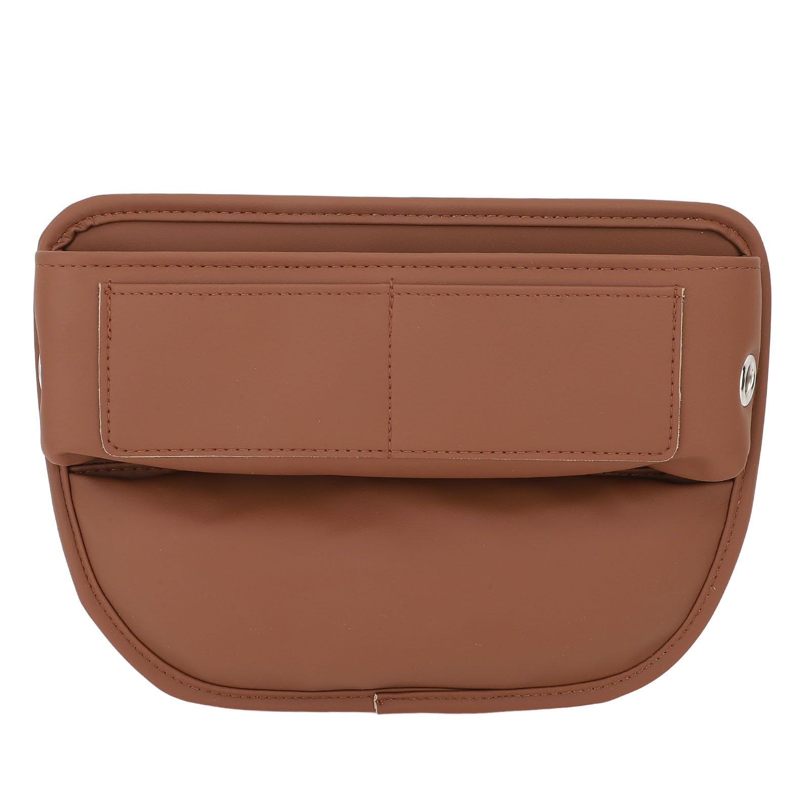 Universelle Aufbewahrungstasche für Autositze, Premium-PU-Leder, Wasser- und Schmutzabweisend, Organizer für Autositze, für Wohnmobil, SUV, LKW (Brown) von BAOFUYA