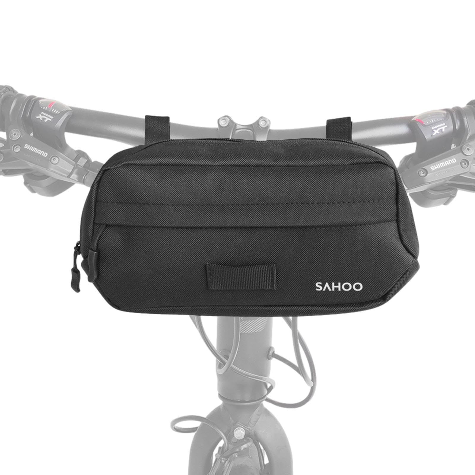 BAOK Fahrrad Vordertasche, 2L Handy Vorderrad Taschen Lenker Lagerung Tasche Pack, Wasserdichte Radfahren Zubehör Fahrradtasche, Wasserdichte Mountainbike Crossbar Fronttasche von BAOK