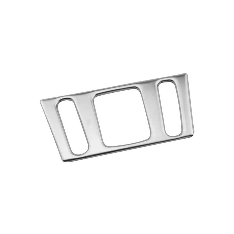 Aufkleber Abdeckung Auto Mittelkonsole Notlicht Schalter Abdeckung Air Vent Outlet Trim Aufkleber Für Nissan Für Qashqai J11 2014-2019 Aufkleber Panel Interieurleisten(Stainless Silver) von BARASH