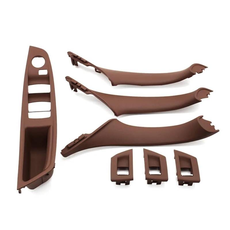 Aufkleber Abdeckung LHD Auto Innere Passagier Tür Panel Griff Pull Trim Abdeckung Für F10 F11 F18 520 523 525 528 51417225865 Panel Interieurleisten(LHD Redbrown 7pcs) von BARASH