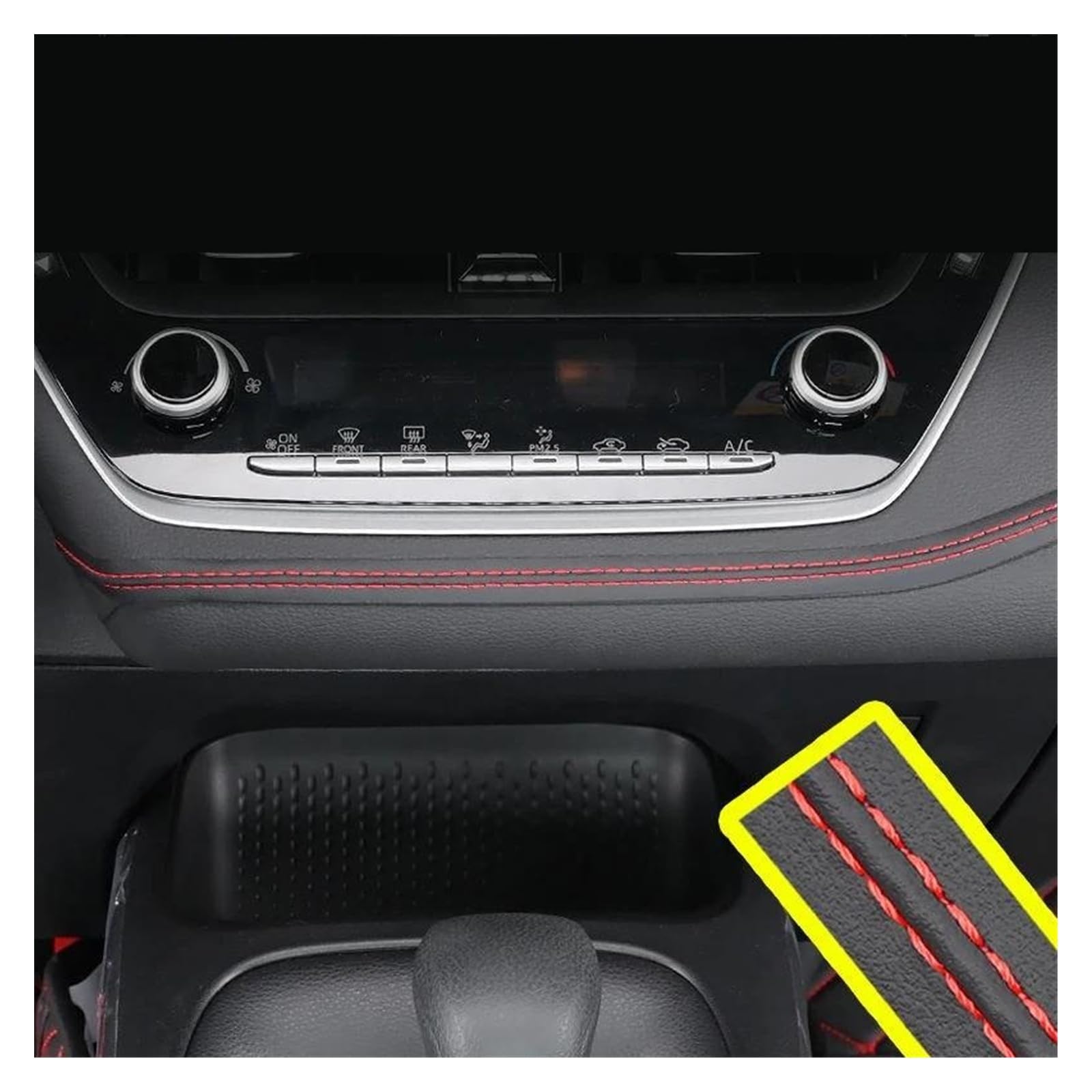 Aufkleber Abdeckung Pu Leder Auto Stil Universal DIY Flexible Innen Moulding Trim Streifen Auto Accessori Dekoration Geflecht Streifen Dashboard Aufkleber Panel Interieurleisten(Rot,800 cm) von BARASH