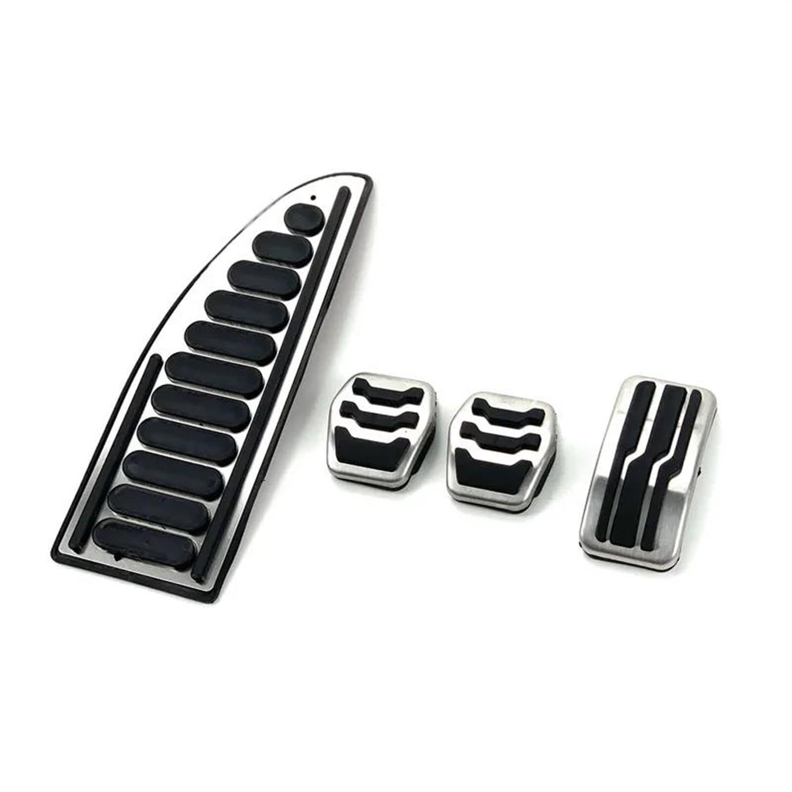 Bremspedalabdeckung Für Lincoln Für MKC Auto Accelerator Bremse Kupplung Rest Fuß Pedal 2013 2014 2015 2016 2017 2018 LHD Pedale(Full 4pcs MT) von BARASH