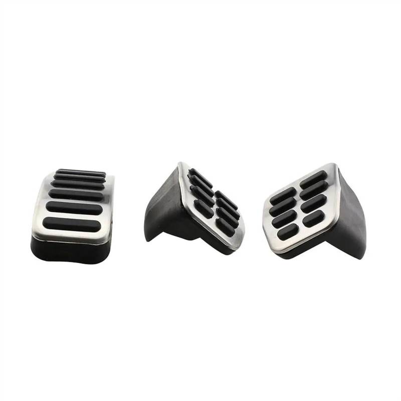 Bremspedalabdeckung Für Skoda Für Fabia I II Für VW Für Polo 9N 6R Für Bora Für Golf MK4 IV Auto Auto Gas Bremspedal Pedale Abdeckung 2001-2016 Pedale(MT 3 Pieces) von BARASH