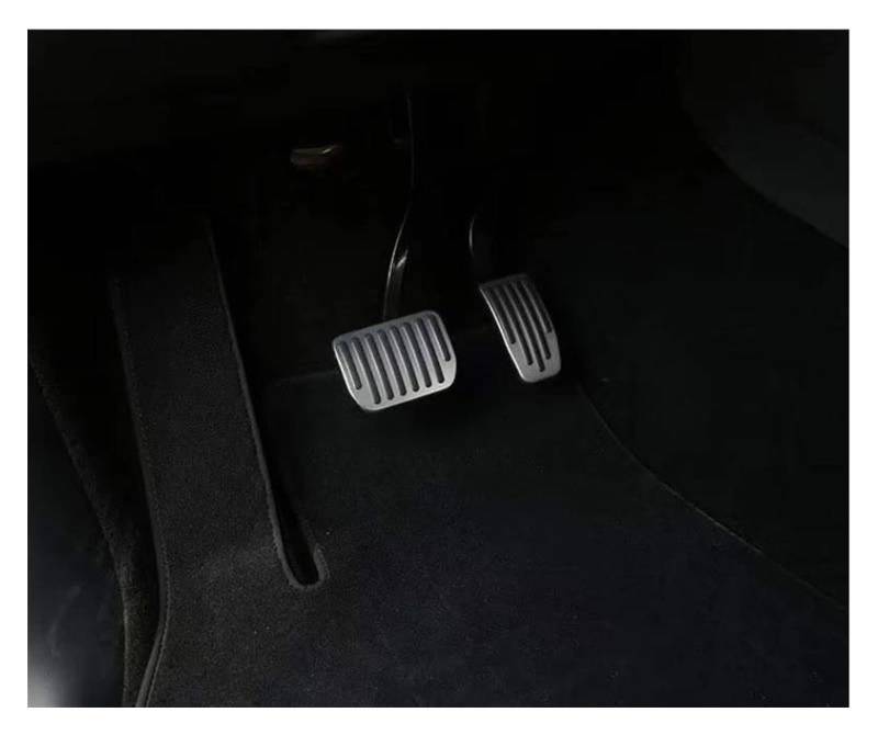 Bremspedalabdeckung Für Tesla Für Modell 3 Für Modell Y 2017 2018 2019 2020 2021 2022 2023 Accelerator Bremse Auto Fuß Pedal Pads Abdeckungen Pedale(3) von BARASH