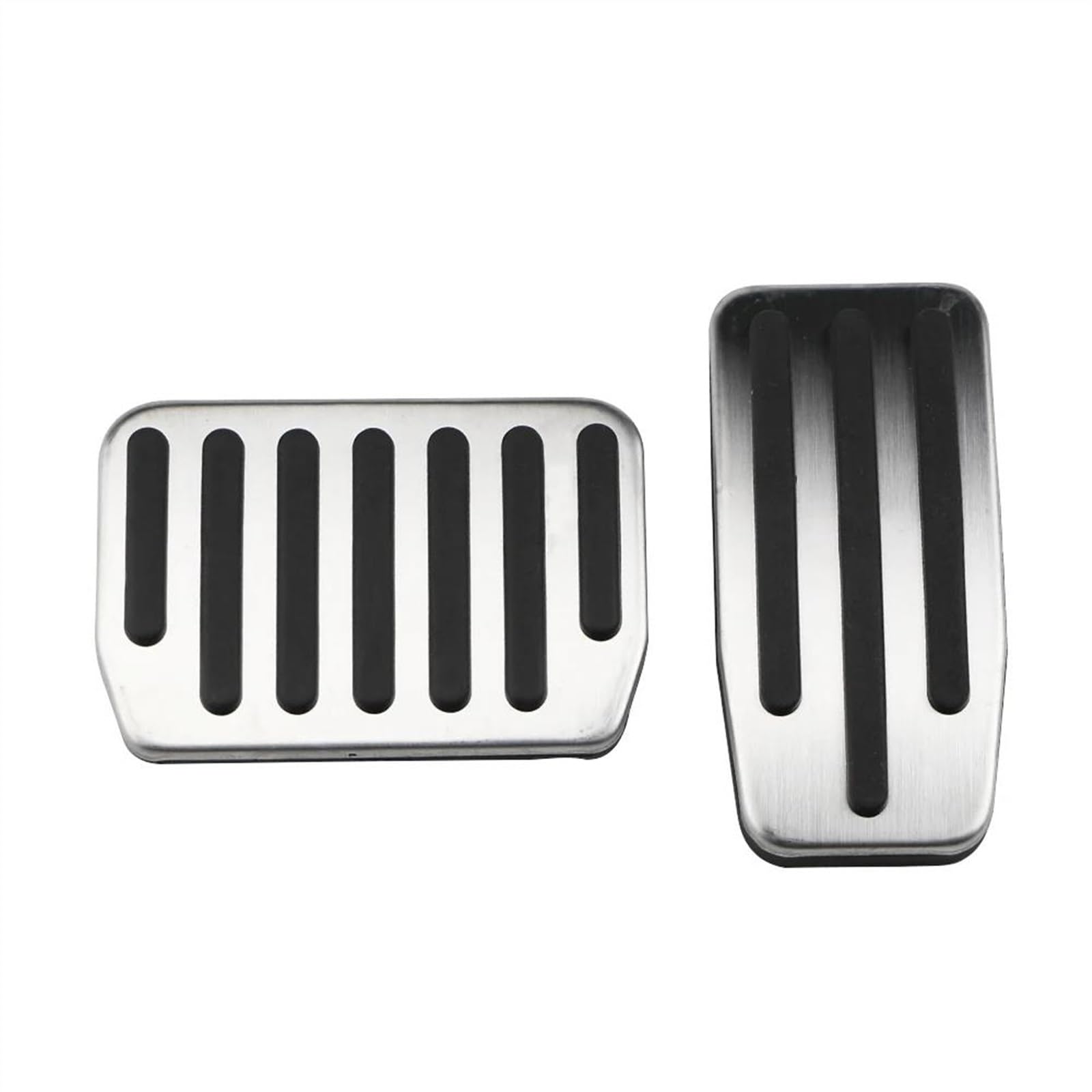 Bremspedalabdeckung Für Tesla Für Modell 3 Y 2021 2022 2023 Aluminium Legierung Accelerator Brems Rest Pedal at Auto Fuß Pedal Pads Deckt Pedale(Stainless Steel) von BARASH