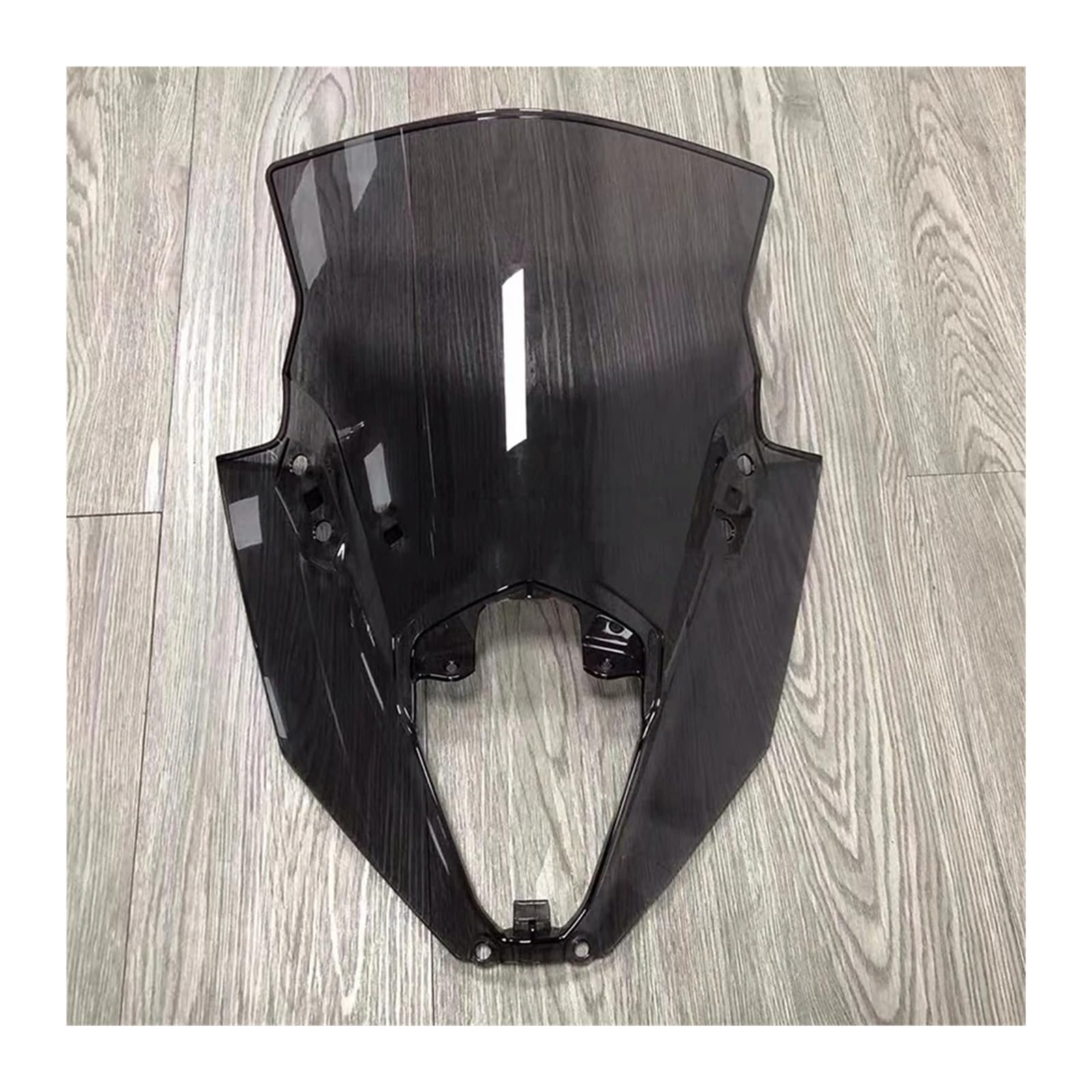 Motorrad Windschild Für Kawasaki Für Ninja 650 EX650 ER-6F ER6F 2020 2021 2022 2023 Motorrad Windschutzscheibe Windschutz Bildschirm Windabweiser Spoiler Luftabweiser (Farbe : Grey) von BARASH