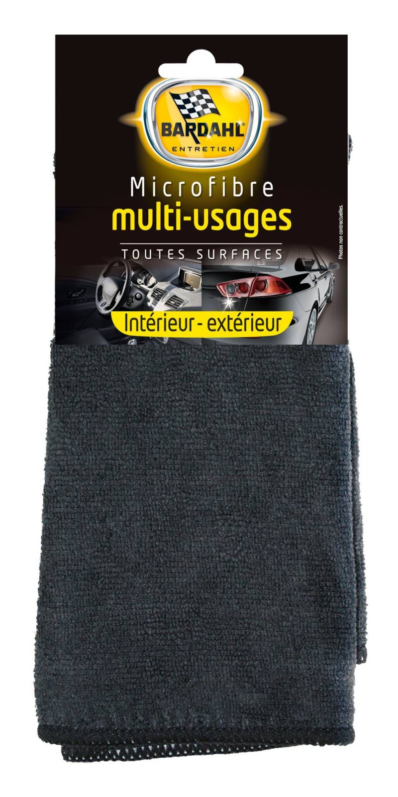 BARDHAL Mikrofaser Multi USAGES - Schwarz - 40 x 40 cm von Liberty Furniture