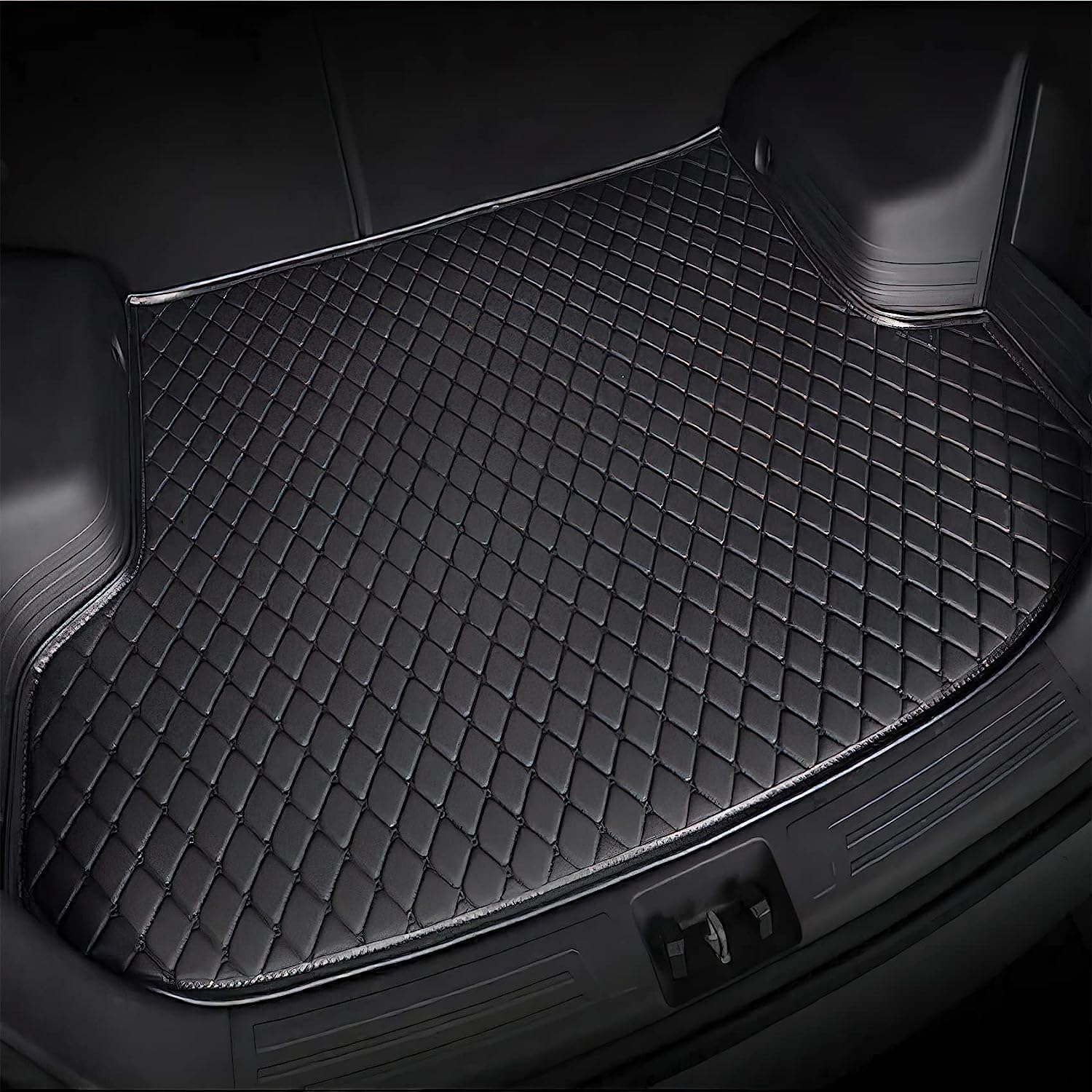 Auto Kofferraummatten für Toyota Supra 2019-2023, Antirutschmatte Wasserdicht Kofferraumschutz Kratzfeste Aus Kofferraum Autozubehör,A/All-Black von BARIQ