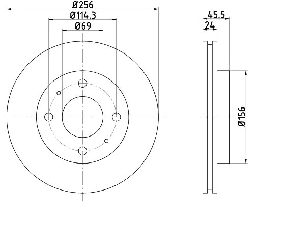 Barum Bremsscheibe HYUNDAI,KIA,VOLVO BAR24136 MR205585,30872926,MR205584 Bremsscheiben,Scheibenbremsen von BARUM