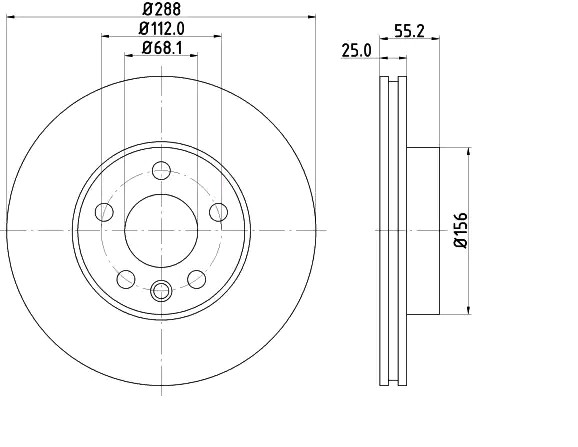 Barum Bremsscheibe VW,FORD,SEAT BAR25114 7M0615301E,7M0615301G,1001093 Bremsscheiben,Scheibenbremsen 1045994 von BARUM