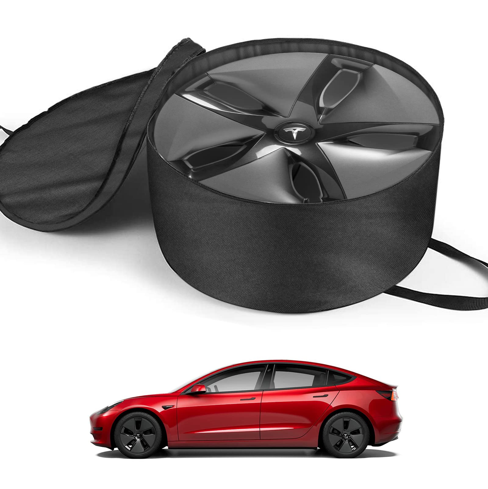 BASENOR Tesla Model 3 Model Y Aero Radabdeckungs Aufbewahrungstasche 2019 2020 2021 2022 2023 2024 2025 von BASENOR