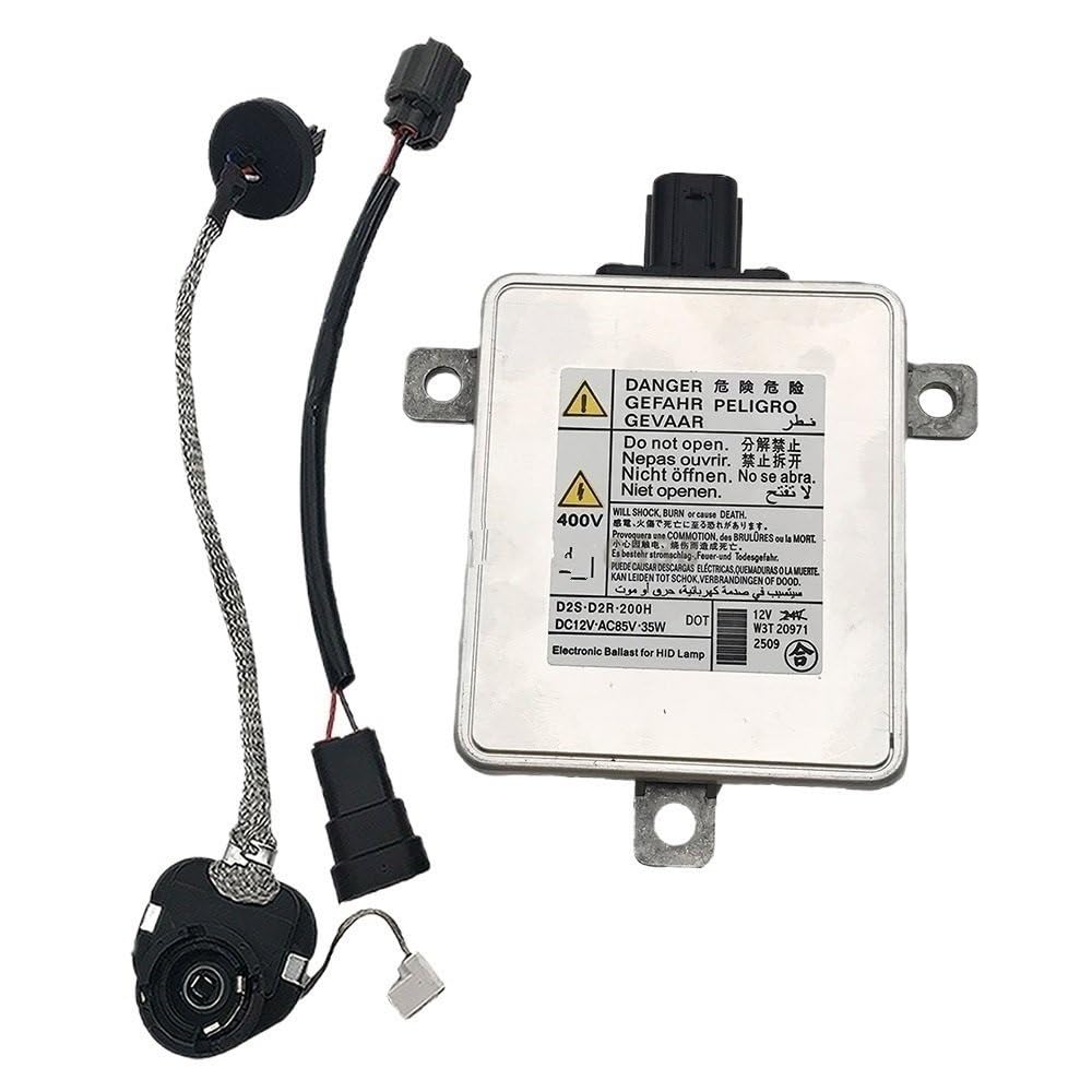 BASPHHH Auto H-ID Ballast Kompatibel mit Suzuki für Grand für Vitara II 2005–2009 W3T20971 W3T19371 W3T16271 W3T20671 D2S D2R H-ID Xenon Vorschaltgerät mit Draht von BASPHHH