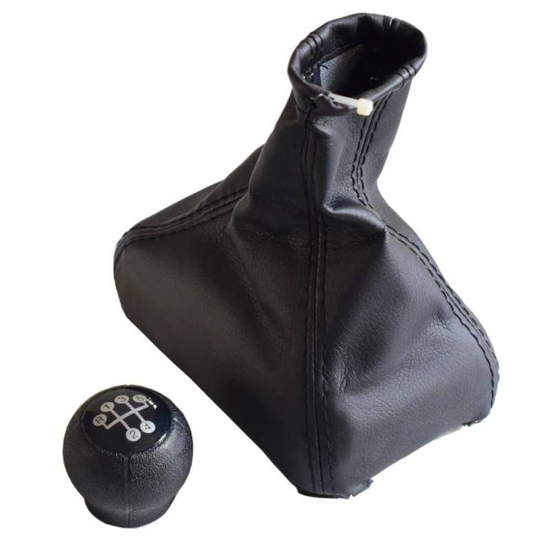 BASPHHH Auto-Schalthebel Kompatibel mit OPEL für Combo C 2001-2011 Schalthebelmanschette Handbremsgriffe Autoparkhandbremse Schaltknauf(2Pcs Gear Knob Cover) von BASPHHH