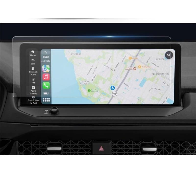 BASPHHH Automobilinnenraum Kompatibel Mit Accord 2023 2024 12,3-Zoll-LCD-Bildschirm Navigation GPS Schutz Zubehör Gehärteter Glasfilm von BASPHHH