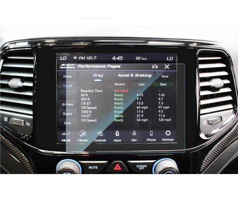 BASPHHH Automobilinnenraum Kompatibel Mit Jeep Für Grand Für Cherokee 2019 2020 2021 8,4-Zoll-Auto-LCD-GPS-Navigations-Bildschirmschutzfolie Aus Gehärtetem Glas von BASPHHH