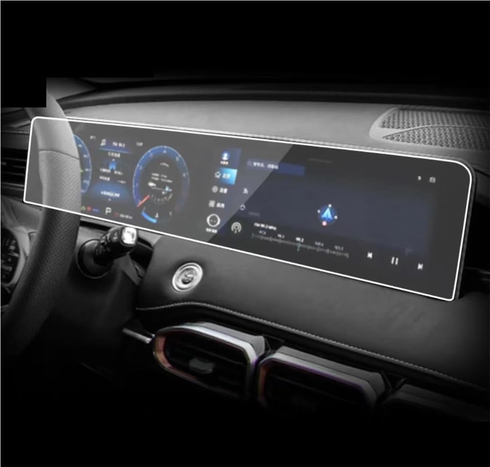 BASPHHH Automobilinnenraum Kompatibel Mit Jetour Für X70 Plus 2023 10,25 Zoll Auto-LCD-GPS-Navigation Und Armaturenbrett-Bildschirm Aus Gehärtetem Glas Filmschutz von BASPHHH