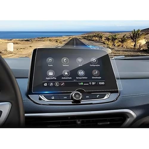 BASPHHH Automobilinnenraum Kompatibel mit Chevrolet für Trax 2020 2021 2022 2023 8-Zoll-Auto-GPS-Navigation Displayschutzfolie aus gehärtetem Glas von BASPHHH