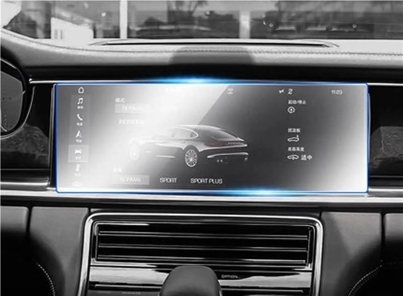 BASPHHH Automobilinnenraum Kompatibel mit Panamera 2017 2018 2019 2020 2021 Auto-LCD-GPS-Navigation Displayschutzfolie aus gehärtetem Glas(GPS) von BASPHHH