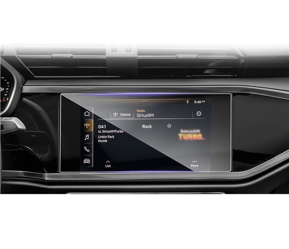 BASPHHH Automobilinnenraum Kompatibel mit Q3 F3 2019 2020 2021 2022 8,8-Zoll-Auto-GPS-Navigation Displayschutzfolie aus gehärtetem Glas von BASPHHH