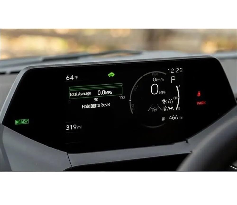 BASPHHH Automobilinnenraum Kompatibel mit Toyota Für Prius 2023 Displayschutzfolie aus gehärtetem Glas Armaturenbrett-Bildschirm Armaturenbrett Glasinstrument von BASPHHH