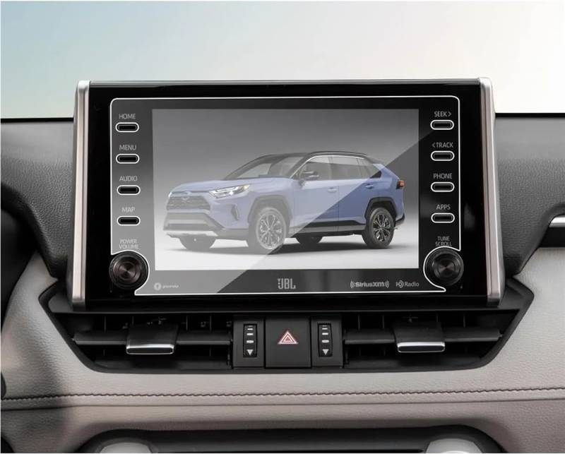 BASPHHH Automobilinnenraum Kompatibel mit Toyota für RAV4 2019-2022 8 Zoll Auto LCD GPS Navigation gehärtetem Glas Bildschirm Filmschutz von BASPHHH