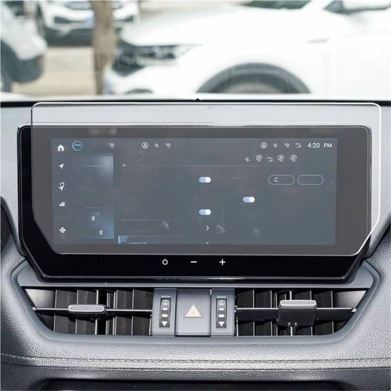 BASPHHH Automobilinnenraum Kompatibel mit Toyota für Rav4 2023, Auto-Infotainment-Radio, GPS-Navigation, Displayschutzfolie aus gehärtetem Glas(GPS) von BASPHHH