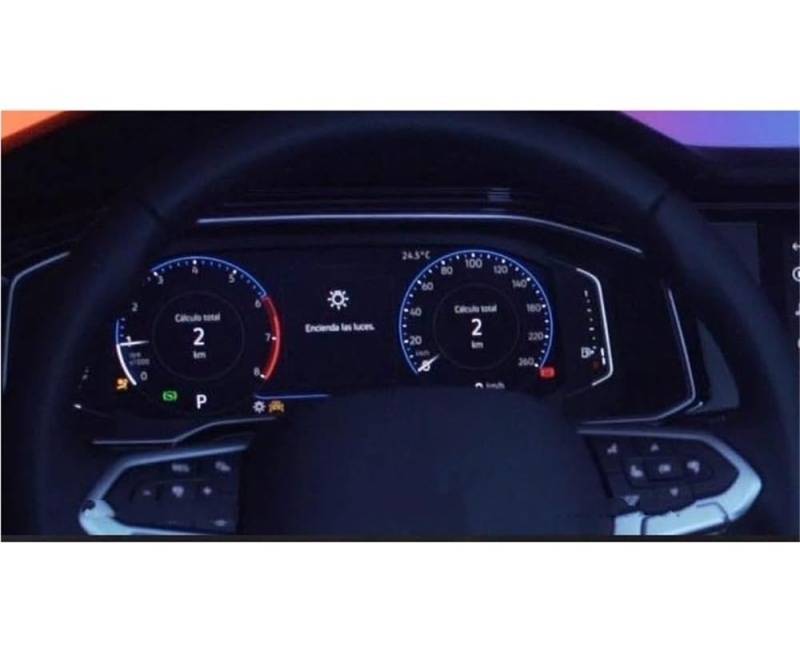 BASPHHH Automobilinnenraum Kompatibel mit VW für Nivus 2020 2021 Displayschutz aus gehärtetem Glas GPS-Dashboard-Bildschirmfolie Armaturenbrett-Glasinstrument(Dashboard) von BASPHHH