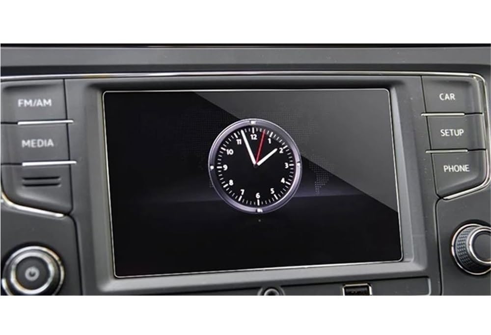 BASPHHH Automobilinnenraum Kompatibel mit VW für Tiguan für mk2 2016 2017 2018, Auto-GPS-Navigation, gehärtetes Glas, Displayschutzfolie, Stahl-Schutzfolie, Zubehör(6.5 inch) von BASPHHH