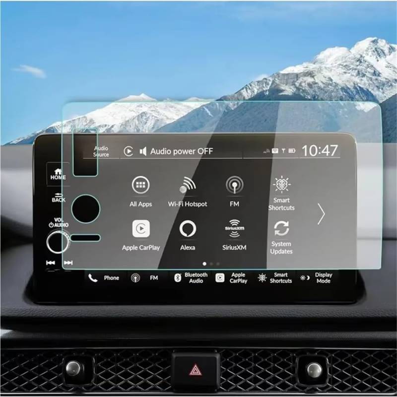 BASPHHH Automobilinnenraum Kompatibel mit ZR-V für ZRV 2024 9 Zoll Auto LCD GPS Navigation Displayschutzfolie aus gehärtetem Glas von BASPHHH