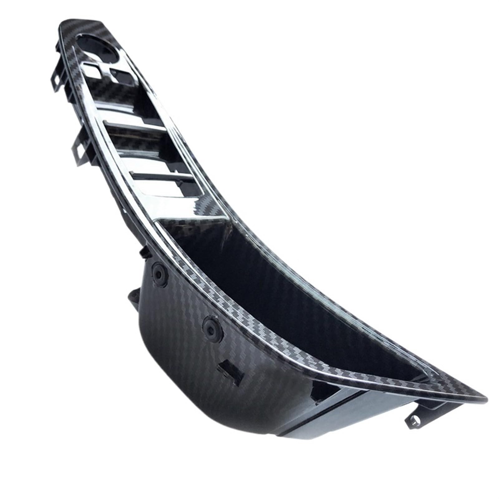 BASPHHH Fahrzeug Innentürgriff Kompatibel mit 5er-Serie für F10 F11 F18 520i 523i 525i 528i 535i LHD RHD Carbon Fiber Armlehne Panel Innentür Pull Griff Set(RHD Armrest) von BASPHHH