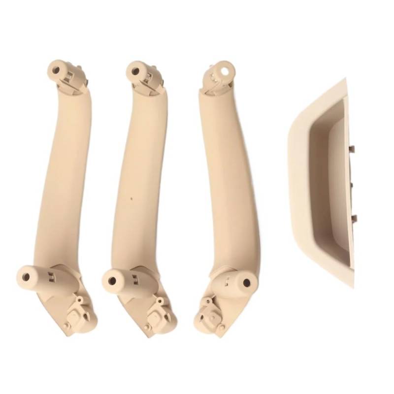 BASPHHH Fahrzeug Innentürgriff Kompatibel mit X3 X4 F25 F26 2010-2016 LHD RHD Auto-Innentür-Armlehnenverkleidung Türzuziehgriff-Set 4-teiliges Set(RHD Beige Set) von BASPHHH