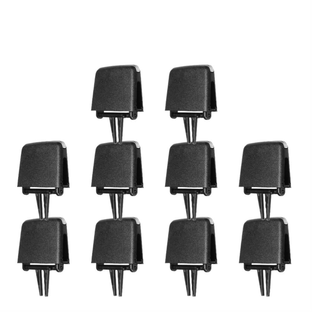 BASPHHH Kompatibel Mit 3 Series Für E90 2005-2012 AC-Entlüftungsgitter-Schiebeclip Reparatursatz Für Den Lüftungsauslassclip Der Autofront-Klimaanlage Auto-AC-Luftauslass(10PCS) von BASPHHH