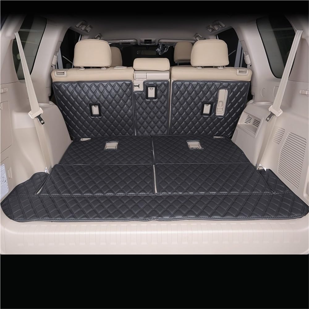 BASPHHH Kompatibel Mit Toyota Für Prado 150 7-Sitzer Kofferraummatten Kofferraummatten Custom Auto PU Accesorios Fensterheberschalter(Black) von BASPHHH