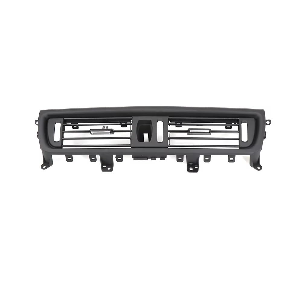 BASPHHH Kompatibel mit 5 Series für F10 F18 520 523 525 528 530 535 2010–2016, LHD, RHD, vorderer Konsolengrill, Armaturenbrett, Klimaanlagen-Entlüftung Auto-AC-Luftauslass(Without Chrome Plate) von BASPHHH