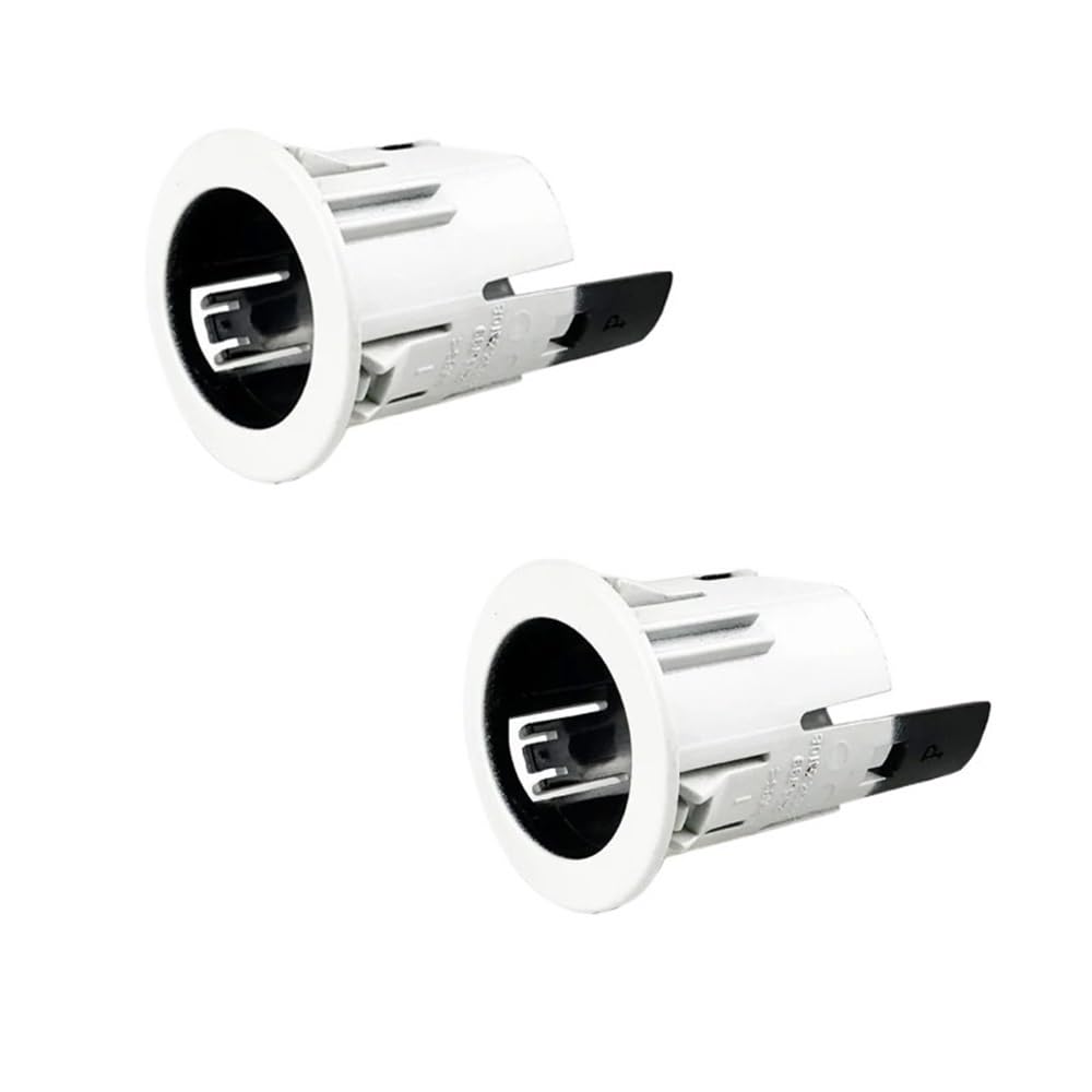 BASPHHH Kompatibel mit Infiniti für QX56 JA60 28452-ZQ10B Parksensor Halterung Halter 28452ZQ10C(White 2pcs) von BASPHHH