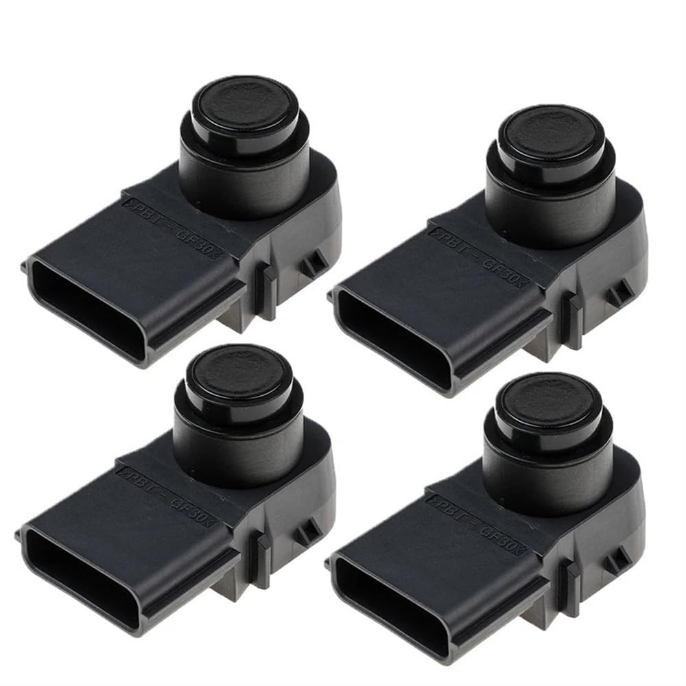 BASPHHH Kompatibel mit Kia für Stinger 2018-2020 Umkehr Radar Ultraschall PDC Parkplatz Sensor 95720-J5100 95720-J5310(4 pcs Black) von BASPHHH