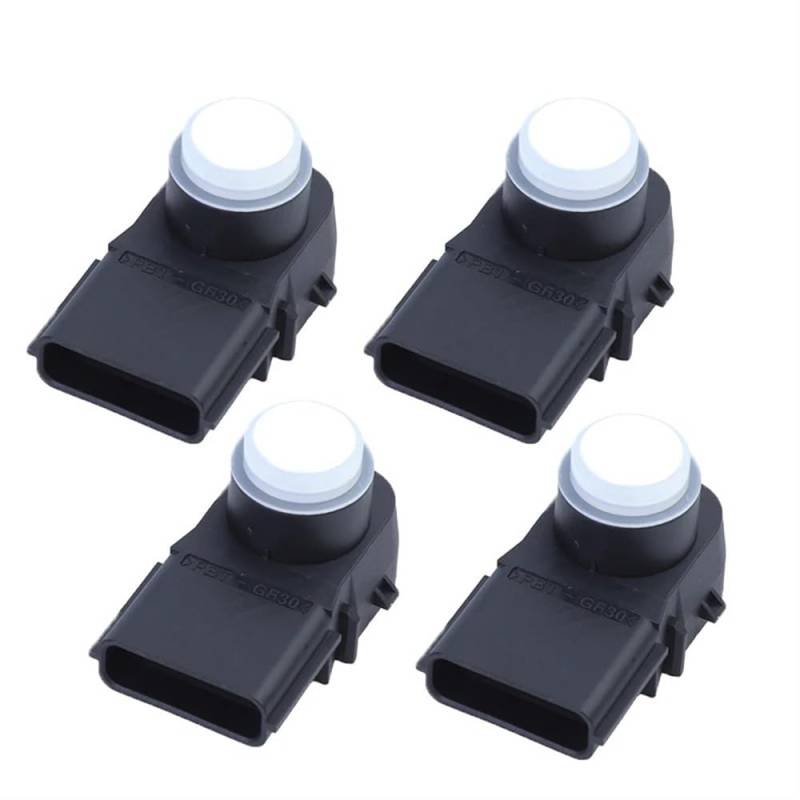 BASPHHH Kompatibel mit Kia für Stinger 2018-2020 Umkehr Radar Ultraschall PDC Parkplatz Sensor 95720-J5100 95720-J5310(4 pcs Whitw) von BASPHHH