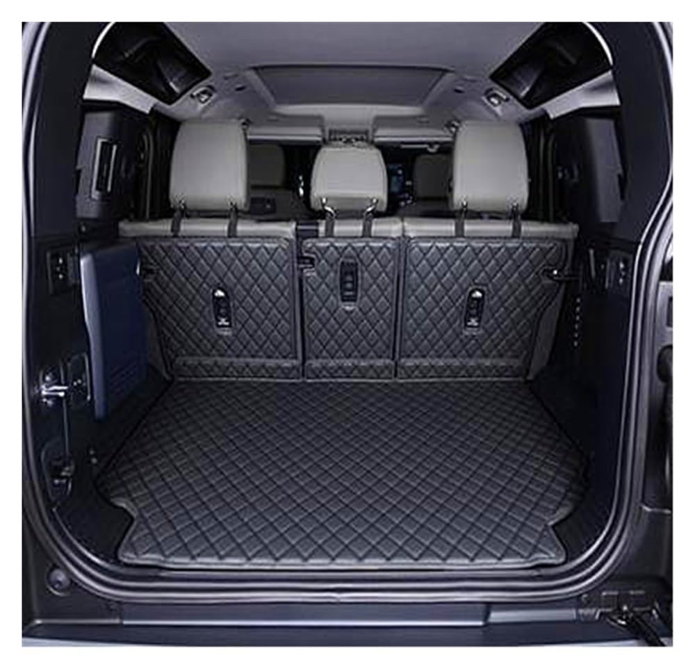 BASPHHH Kompatibel mit Land für Rover für Defender 110 2020 2021 2022 Spezielle Kofferraummatten wasserdichte Kofferraumteppiche Cargo Liner Mat Fensterheberschalter(Black) von BASPHHH