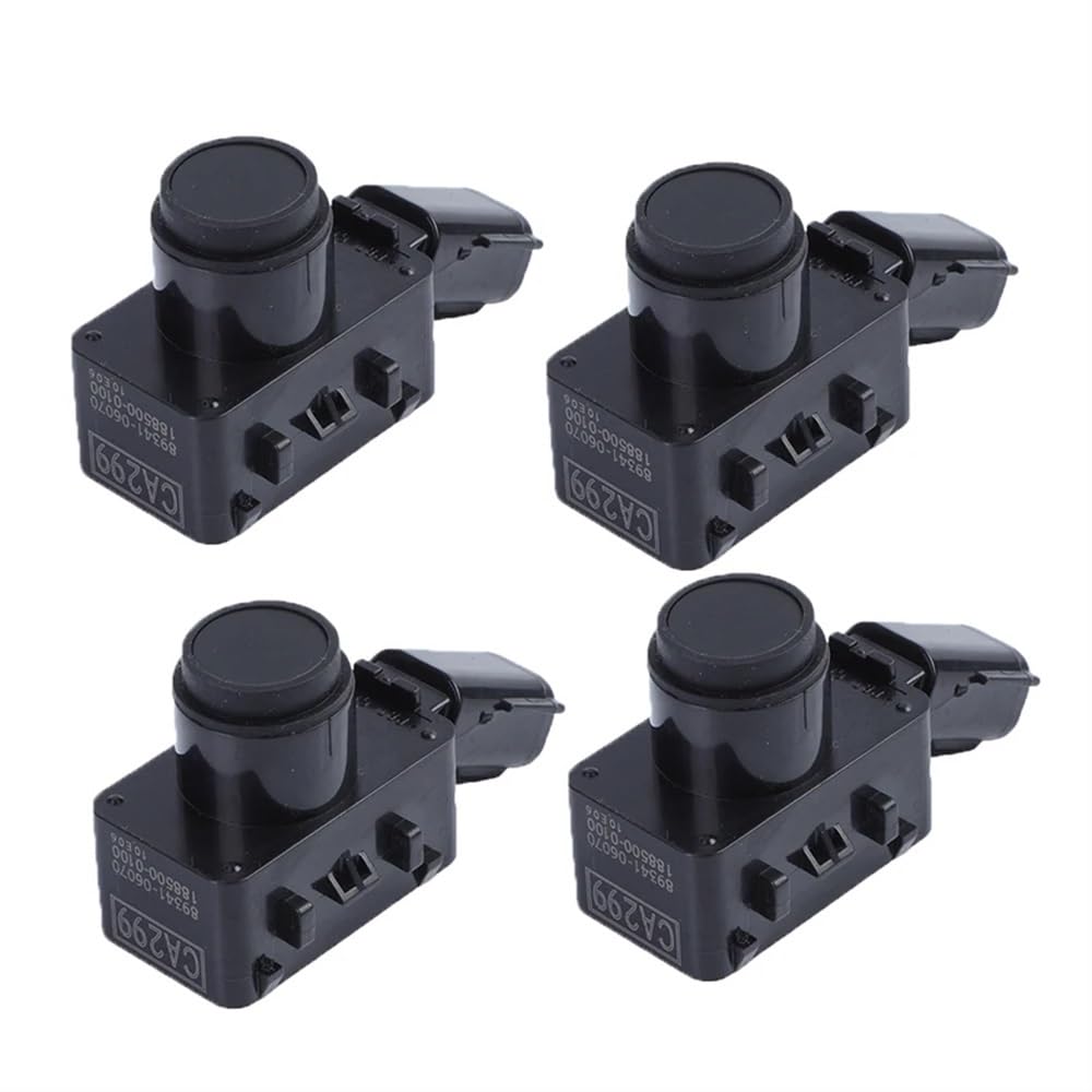 BASPHHH Kompatibel mit Toyota für Camry 2020-2021 PDC Parksensor Parkradar 89341-K0060 89341K0060(4 pcs Black) von BASPHHH