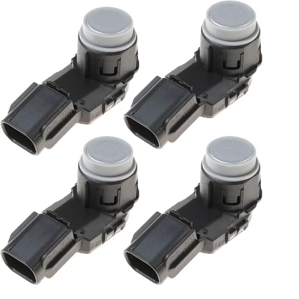 BASPHHH Kompatibel mit Toyota für Mark X 2016-2018 PDC Parksensor Parkradar Parken 89341-60060 8934160060(4PCS Silver) von BASPHHH