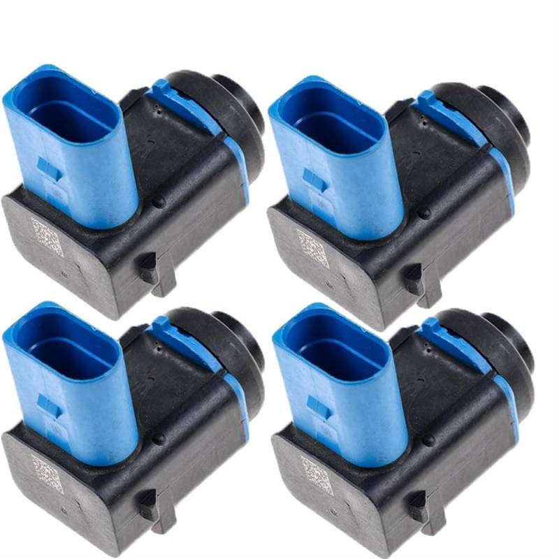 BASPHHH Kompatibel mit VW für EOS 2006-2015 PDC Parksensor 1J0919275 1J0919275A(4 pcs Blue) von BASPHHH