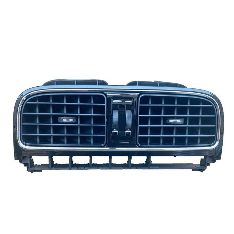 BASPHHH Kompatibel mit VW für Polo 2014 2015 2016 2017 2018 Front Dash glänzend schwarz AC Air Vent Grille 6R0819703 Auto-AC-Luftauslass(Middle) von BASPHHH